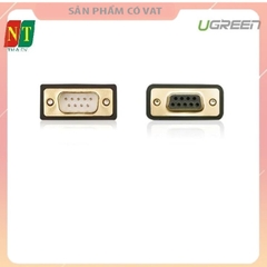 Cáp cổng Com Rs232 9 chân Male sang Com 9 chân Female (9M/9F) dài 2m chính hãng Ugreen 20146 cao cấp