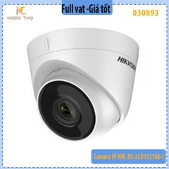 Camera IP Hikvision DS-2CD1321G0-I – Dome 2MP Full HD, H.265+, hồng ngoại 30m, PoE, IP67 - chính hãng - full vat