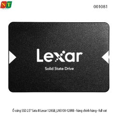 Ổ cứng SSD Lexar 128GB 2.5" SATA III (LNS100-128RB) – Đọc tới 520MB/s – Chính hãng – Full VAT