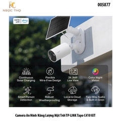 TP-LINK Tapo C410KIT | Camera WiFi Anh Ninh Năng Lượng Mặt Trời Độ Phân Giải 2K