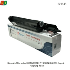 Hộp mực in Mitsuco Brother TN-B022 B2000 B2080 MFC 7715DW – ống mực 2.6K – trắng đen – full VAT