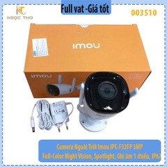 Camera Imou IPC-F32FP 3MP - Có Màu Ban Đêm, LED Chiếu Sáng, Ghi Âm 1 Chiều, Chống Nước IP67