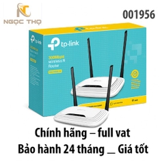 Bộ phát Wi‑Fi TP‑Link TL ‑ WR841N – Chuẩn N 300Mbps – 2 ăng‑ten ngoài –  841 Chính hãng - có hỗ trợ cài đặt - full vat