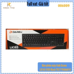 Bàn Phím Máy Tính Dareu LK185 – Full-Size 104 Phím – Kết Nối USB – Màu Đen – Chính Hãng – Full vat