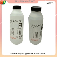 Dầu Silicon dùng cho máy photo / máy in - 450ml  - full vat