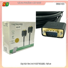 Dây VGA 10m 3+6 V-V207 VEGGIEG - full vat