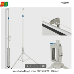 Màn chiếu 3 chân DALITE - P70TS 70×70 (100”) – 178×178cm – Matte White – Sơn tĩnh điện trắng – Chính hãng | Full VAT