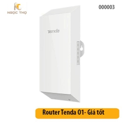 Thiết Bị Phát Sóng WiFi Ngoài Trời Tenda O1 – Kết Nối điểm bắn điểm Xa 500m, 300Mbps, Hỗ Trợ PoE