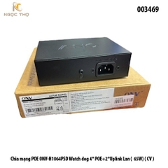 Chia mạng POE ONV-H1064PSD – Switch Poe 4 cổng POE + 2 Uplink Lan (65W) – Chính Hãng – Full VAT