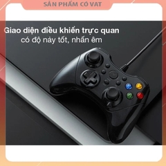 Tay Cầm Chơi Game Có Dây Rapoo V600 Đen Phụ Kiện Chơi Điện Tử