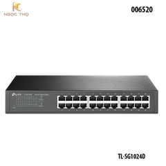 Chia mạng Switch TP-Link SG1024D – Bộ Chia Mạng Tplink 24 Cổng Gigabit 10/100/1000Mbps – Vỏ Kim Loại – Chính Hãng