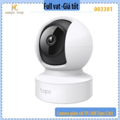 Camera Wi-Fi TP-LINK Tapo C202 – 1080p, Quay Quét 360°, Đàm Thoại 2 Chiều – Hàng chính hãng – Full VAT