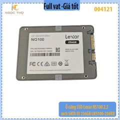 Ổ cứng SSD 2.5" Sata III Lexar 256GB_LNS100-256RB - Hàng chính hãng - Full vat
