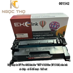 Hộp mực EKO INK W1510A – Có chíp – Hàng chính hiệu - Lắp là in – Full VAT