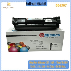 Hộp Mực Mitsuco CBT-136A – Thay Thế HP 136A / 211 / 236 – Có Chip – Lỗ Đổ Mực – Bản In Đậm Nét – Hàng Chính Hiệu