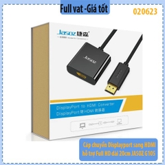 Bộ chuyển đổi – Cáp chuyển DisplayPort sang HDMI hỗ trợ Full HD 20cm JASOZ G105 (có chipset) – Chính hãng – Full VAT