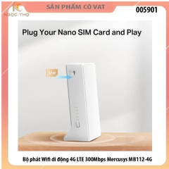 Bộ Phát Wifi Di Động 4G LTE Mercusys MB112 – Mạng Internet mọi lúc, mọi nơi!