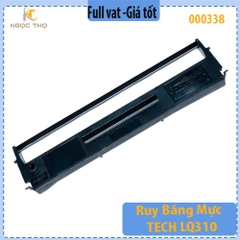 Combo 10 Ruy Băng Mực TECH LQ310 / LQ-310 / LX-310 – Kích Thước 12.7mm x 14m – Màu Đen – Chính Hiệu – Full VAT