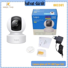 Camera Wi-Fi TP-LINK Tapo C202 – 1080p, Quay Quét 360°, Đàm Thoại 2 Chiều – Hàng chính hãng – Full VAT