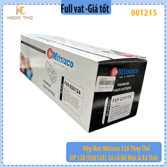 Hộp Mực Mitsuco 12A – Model 12A / 303 / FX9 – Dùng Cho HP 1010 / 1012 Có Lỗ Đổ Mực & Xả Thải – Chính Hiệu – Full VAT