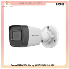 Camera IP HIKVISION thân trụ  DS-2CD1021G0-I POE  2MP  - hàng chính hãng - full vat