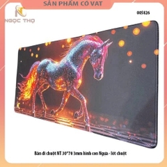 Bàn di chuột NT 30*70 3mm hình con Ngựa - lót chuột