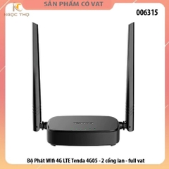 Bộ Phát Wifi 4G LTE Tenda 4G05 - 2 cổng lan - full vat