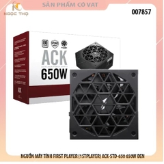 NGUỒN MÁY TÍNH FIRST PLAYER (1STPLAYER) ACK-STD-650 650W ĐEN