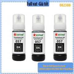 Mực in full Epson EcoTank L8050/L18050 ( 057/003 BK ) (70ml/Bot) - chính hiệu Estar - full vat