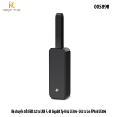 Bộ chuyển đổi USB 3.0 to LAN RJ45 Gigabit TP-Link UE306 – cắm là chạy – chính hãng – full VAT