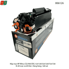 Hộp mực Mitsuco CE278A (78A) – tương thích CRG-126/128/326/328/726/728 –  Có lỗ đổ mực - chính hiệu - full vat