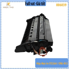 Hộp mực in Tech CF226A / CRG-052 – Có lỗ đổ mực & đổ thải – Full VAT