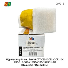 Hộp mực màu Starink BK (Đen) – CTT-CB540 / CE320 / CF210X – CRG-116/316/416/716/131/331/731- chính hiệu – Có lỗ đổ mực