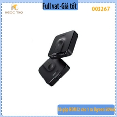 Bộ gộp HDMI 2 vào 1 ra UGREEN 50966 – bộ chuyển mạch HDMI 2×1 hỗ trợ 2 chiều (2 in 1 out / 1 in 2 out) – 4K@30Hz
