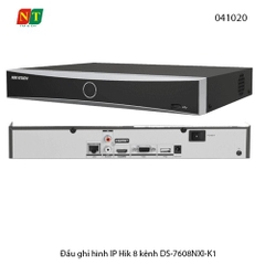 Đầu Ghi Hình IP 8 Kênh HIKVISION DS-7608NXI-K1 – Smart NVR, Hỗ Trợ Ghi 12MP,1 Ổ Cứng 10TB , chính hãng