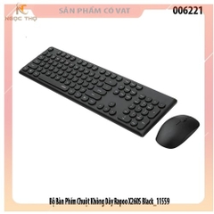 Bộ Bàn Phím Chuột Không Dây Rapoo X260S Black_11559