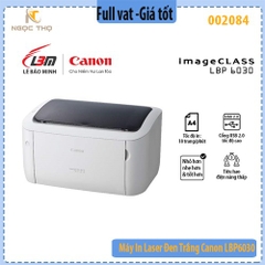 Máy In Laser Đen Trắng Canon LBP6030 – In Nhanh, Tiết Kiệm, Bền Bỉ – Hàng Chính Hãng – Full VAT