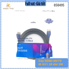 Dây HDMI MVTV M-H51 2K Dài 5M – Chính Hiệu, Giá Tốt, Hỗ Trợ Độ Phân Giải 2K