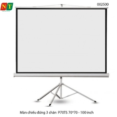 Màn chiếu 3 chân DALITE - P70TS 70×70 (100”) – 178×178cm – Matte White – Sơn tĩnh điện trắng – Chính hãng | Full VAT