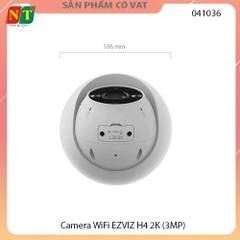 Camera WiFi bán cầu thông minh EZVIZ H4 2K (3MP) - Hàng chính hãng - Full vat