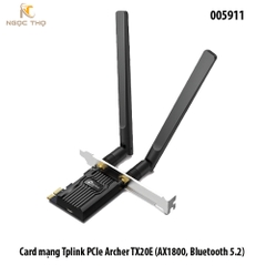 Card mạng PCIe TP-Link Archer TX20E – Wi-Fi 6 AX1800 + Bluetooth 5.2 - 2 ăng-ten High-Gain • Chính hãng • Full VAT