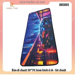 Bàn di chuột 30*70 3mm hình ô tô - lót chuột