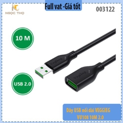 Dây USB Nối Dài VEGGIEG VU108 10M 2.0 – Kết Nối Dễ Dàng, Ổn Định