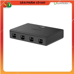 Bộ chia USB máy in 4 vào 1 Ugreen 30346 – 4 máy tính dùng chung 1 máy in – USB 2.0 – chính hãng – full VAT