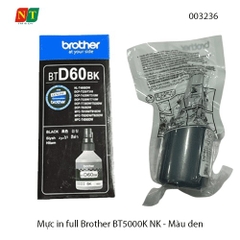 Mực in Brother BT5000K NK – Màu Đen – Hàng nhập khẩu – Full VAT