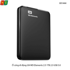 Ổ cứng di động WD Elements 2.5" 2TB – USB 3.0 (tương thích USB 2.0) – Chính hãng – Full VAT – BH 24T