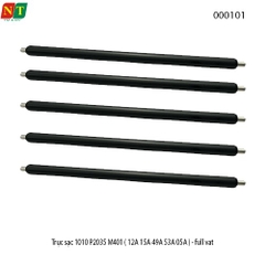 Trục Sạc dùng cho máy in HP 1010 / P2035 / M401 – Dùng Cho Cartridge 12A / 15A / 49A / 53A / 05A – Trục cao su máy in