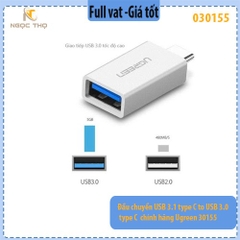 Đầu chuyển đổi USB Type-C to USB 3.0 OTG Ugreen 30155 – chính hãng – full VAT