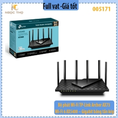 Bộ Phát Wi-Fi TP-Link Archer AX73 (AX5400) – Wi-Fi 6 Gigabit băng tần kép – Kết nối tới ~200 thiết bị – Chính hãng