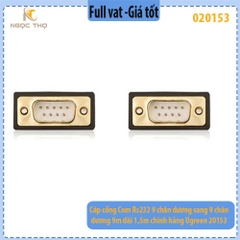 Cáp cổng Com Rs232 9 chân dương sang 9 chân dương (9M/9M) dài 1,5m chính hãng Ugreen 20153 cao cấp - full vat